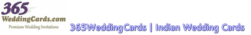 365WeddingCards | Indian Wedding Cards